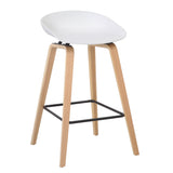 NNEDSZ COMFY BAR STOOL WHITE
