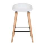 NNEDSZ COMFY BAR STOOL WHITE