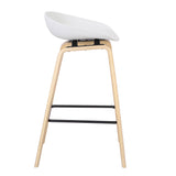NNEDSZ COMFY BAR STOOL WHITE