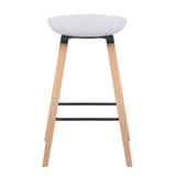 NNEDSZ COMFY BAR STOOL WHITE