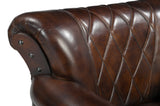 NNEDSZ STUDDED LEATHER ARM CHAIR