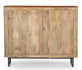 NNEDSZ COWHIDE PATCHWORK CHEST OF DRAWERS