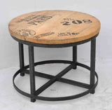 NNEDSZ NO 208 HARDWOOD ROUND COFFEE TABLE