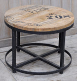 NNEDSZ NO 208 HARDWOOD ROUND COFFEE TABLE