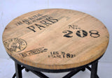 NNEDSZ NO 208 HARDWOOD ROUND COFFEE TABLE