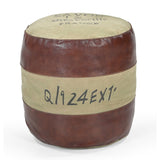 NNEDSZ SAVON FRANCE ROUND HAND MADE OTTOMAN