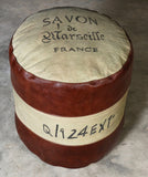 NNEDSZ SAVON FRANCE ROUND HAND MADE OTTOMAN