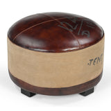 NNEDSZ VINTAGE ROUND OTTOMAN