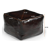 NNEDSZ SQUARE CHOCOLATE OTTOMAN