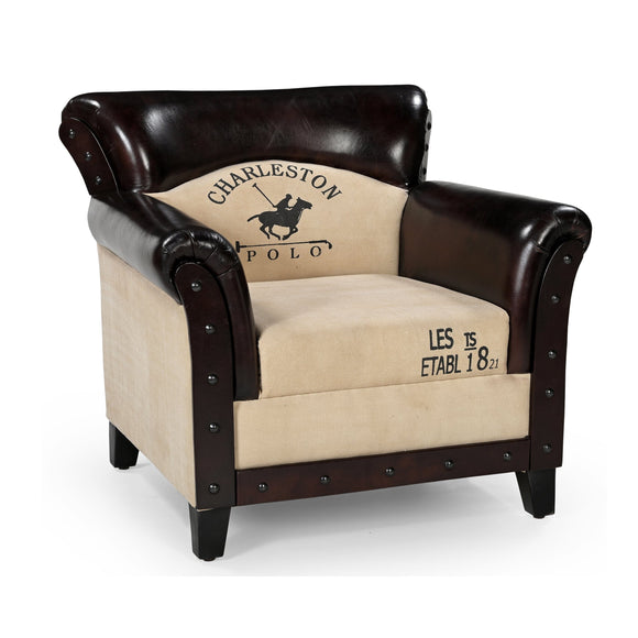 NNEDSZ CHARLESTON POLO VINTAGE ARM CHAIR