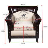 NNEDSZ CHARLESTON POLO VINTAGE ARM CHAIR