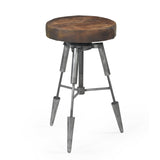 NNEDSZ TRIPOD LEATHER WIND UP STOOL