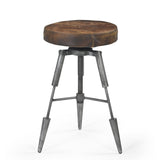 NNEDSZ TRIPOD LEATHER WIND UP STOOL