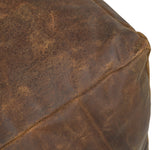 NNEDSZ VINTAGE LEATHER OTTOMAN