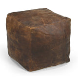 NNEDSZ VINTAGE LEATHER OTTOMAN