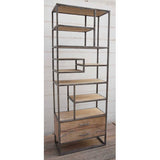 NNEDSZ SLIM INDUSTRIAL IRON BOOKCASE