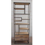 NNEDSZ SLIM INDUSTRIAL IRON BOOKCASE