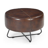 NNEDSZ BOLERO LEATHER COFFEE TABLE/OTTOMAN