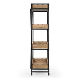 NNEDSZ INDUSTRIAL BISTROT DE FRANCE BOOKCASE ON WHEELS