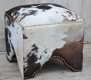 NNEDSZ HAND MADE HAND CRAFTED COW OTTOMAN
