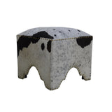 NNEDSZ HAND MADE HAND CRAFTED COW OTTOMAN