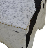 NNEDSZ HAND MADE HAND CRAFTED COW OTTOMAN
