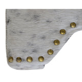 NNEDSZ HAND MADE HAND CRAFTED COW OTTOMAN