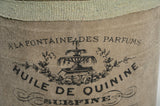 NNEDSZ FRENCH CANVAS LEATHER PERFUME OTTOMAN