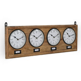 NNEDSZ World Timber Clock