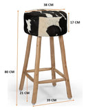 NNEDSZ COWHIDE BAR STOOL