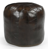 NNEDSZ GENUINE LEATHER MOROCCAN OTTOMAN