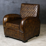 NNEDSZ ARMSTRONG HAND MADE LEATHER ARM CHAIR