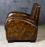 NNEDSZ ARMSTRONG HAND MADE LEATHER ARM CHAIR