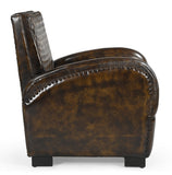 NNEDSZ ARMSTRONG HAND MADE LEATHER ARM CHAIR
