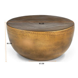 NNEDSZ HAND MADE METAL PUNCHING COFFEE TABLE