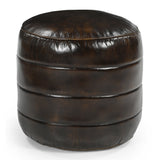 NNEDSZ BRONWYN GENUINE LEATHER OTTOMAN
