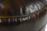NNEDSZ BRONWYN GENUINE LEATHER OTTOMAN