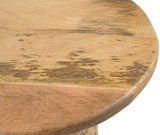 NNEDSZ HAMMERED HAND CRAFTED HARDWOOD SIDE TABLE