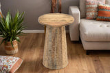NNEDSZ HAMMERED HAND CRAFTED HARDWOOD SIDE TABLE
