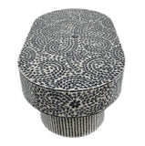 NNEDSZ FLORAL MOTHER OF PEARL COFFEE TABLE