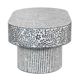 NNEDSZ FLORAL MOTHER OF PEARL COFFEE TABLE