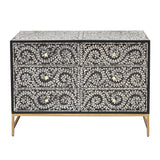 NNEDSZ MOTHER OF PEARL ENCHANTING VINE CHEST OF DRAWERS