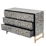NNEDSZ MOTHER OF PEARL ENCHANTING VINE CHEST OF DRAWERS