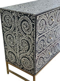 NNEDSZ MOTHER OF PEARL ENCHANTING VINE CHEST OF DRAWERS