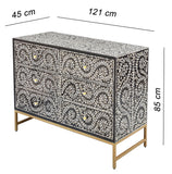 NNEDSZ MOTHER OF PEARL ENCHANTING VINE CHEST OF DRAWERS