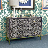 NNEDSZ MOTHER OF PEARL ENCHANTING VINE CHEST OF DRAWERS