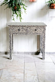 NNEDSZ MOTHER OF PEARL ESSENCE DESK/CONSOLE
