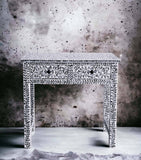 NNEDSZ MOTHER OF PEARL ESSENCE DESK/CONSOLE