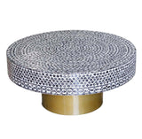 NNEDSZ MOTHER OF PEARL OBSIDIAN LUXE COFFEE TABLE