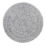 NNEDSZ DIAMOND MOTHER OF PEARL COFFEE TABLE BLACK